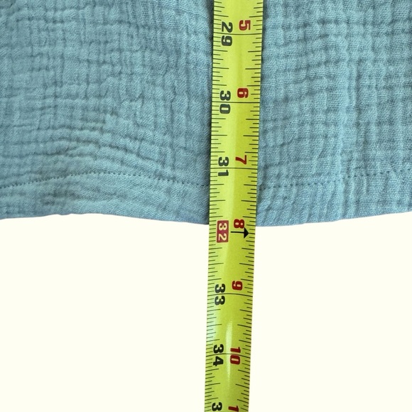 Forever 21 Shortall Romper Muslin Sage Green Short Sleeve Size M NWT - Picture 5 of 8